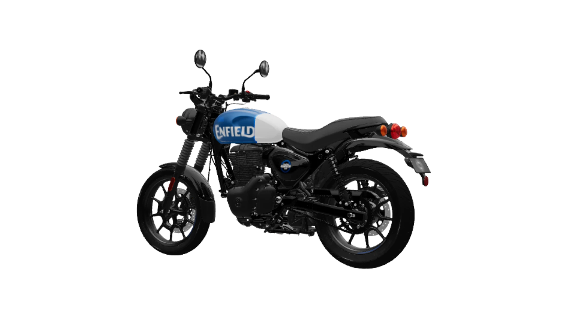 hunter 350 left rear